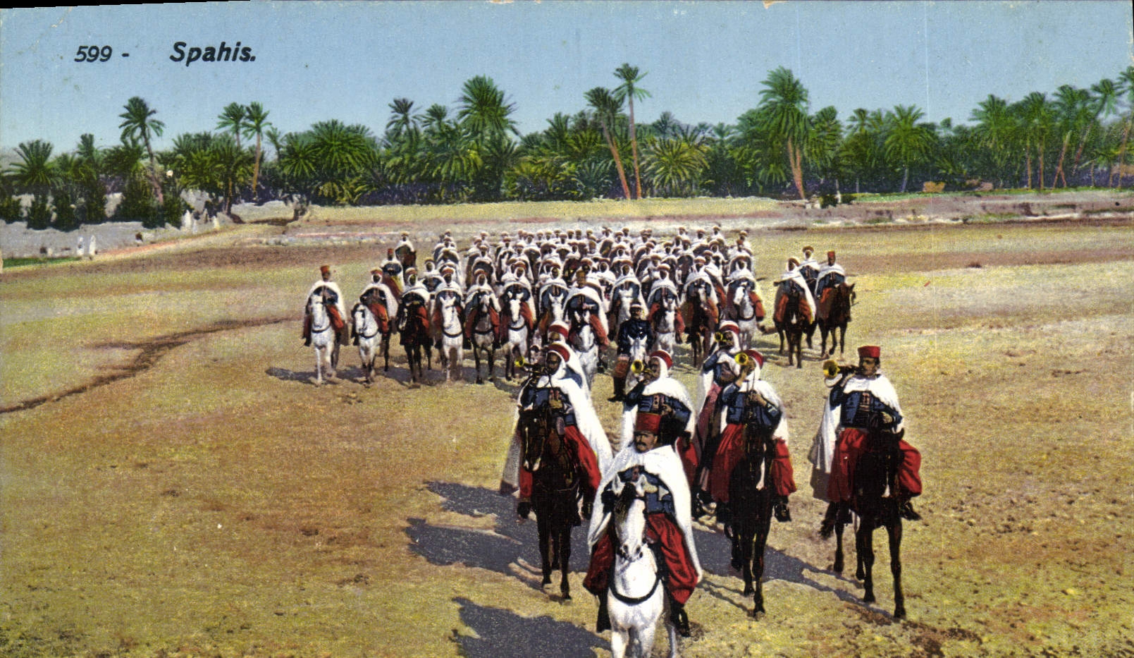 CPA Militaria Spahis