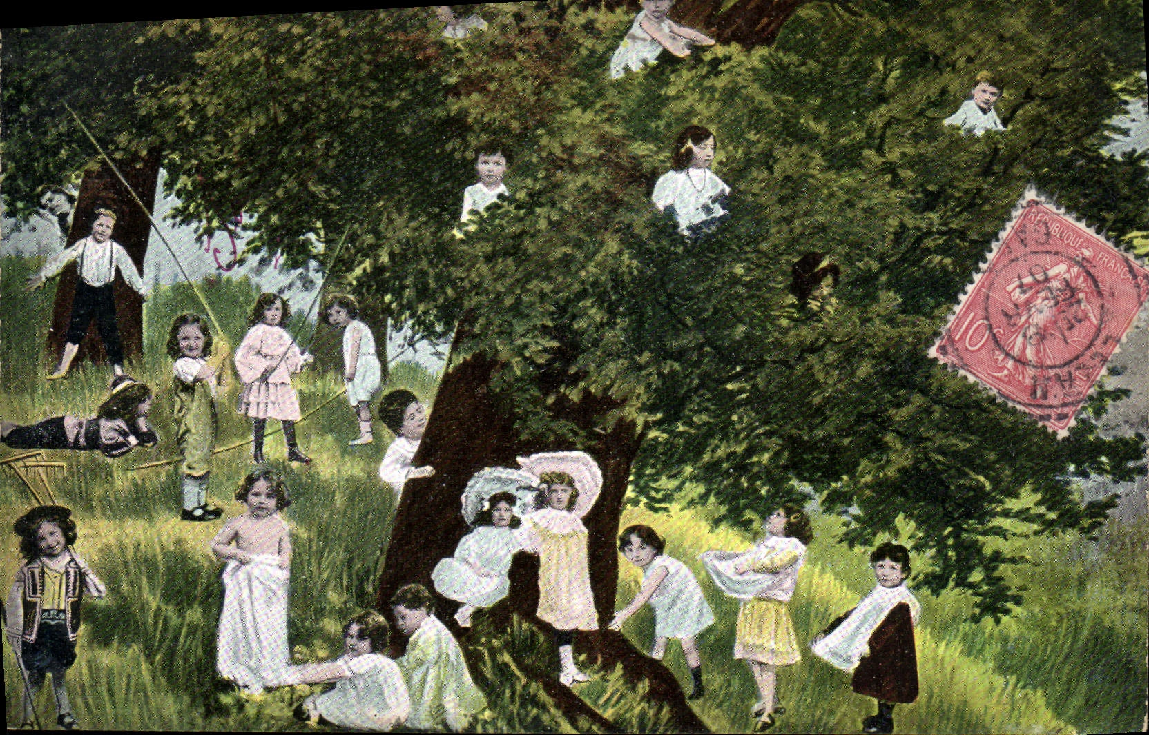 CPA Fantaisie Enfants Bebes 