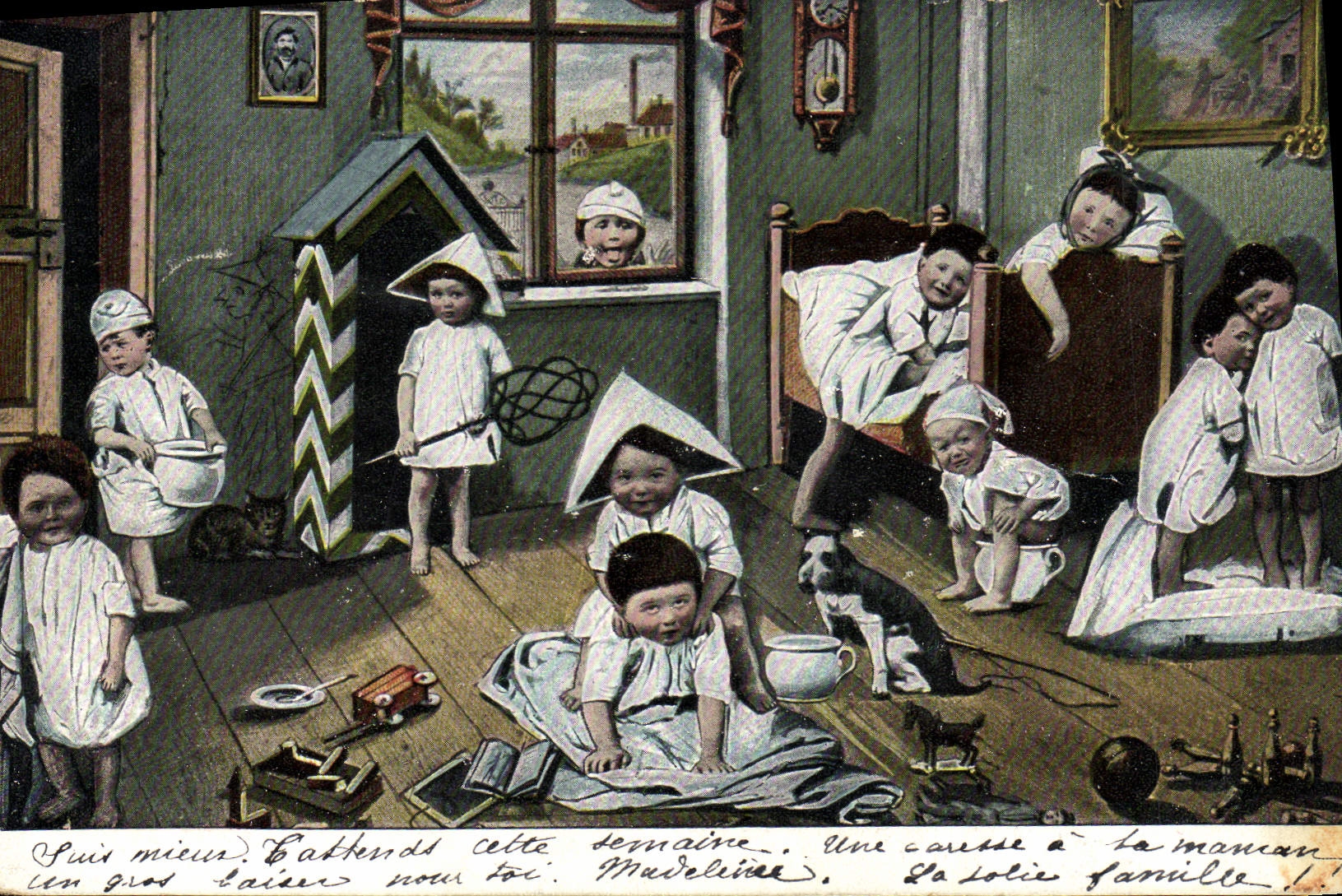 CPA Fantaisie Enfants Bebes 