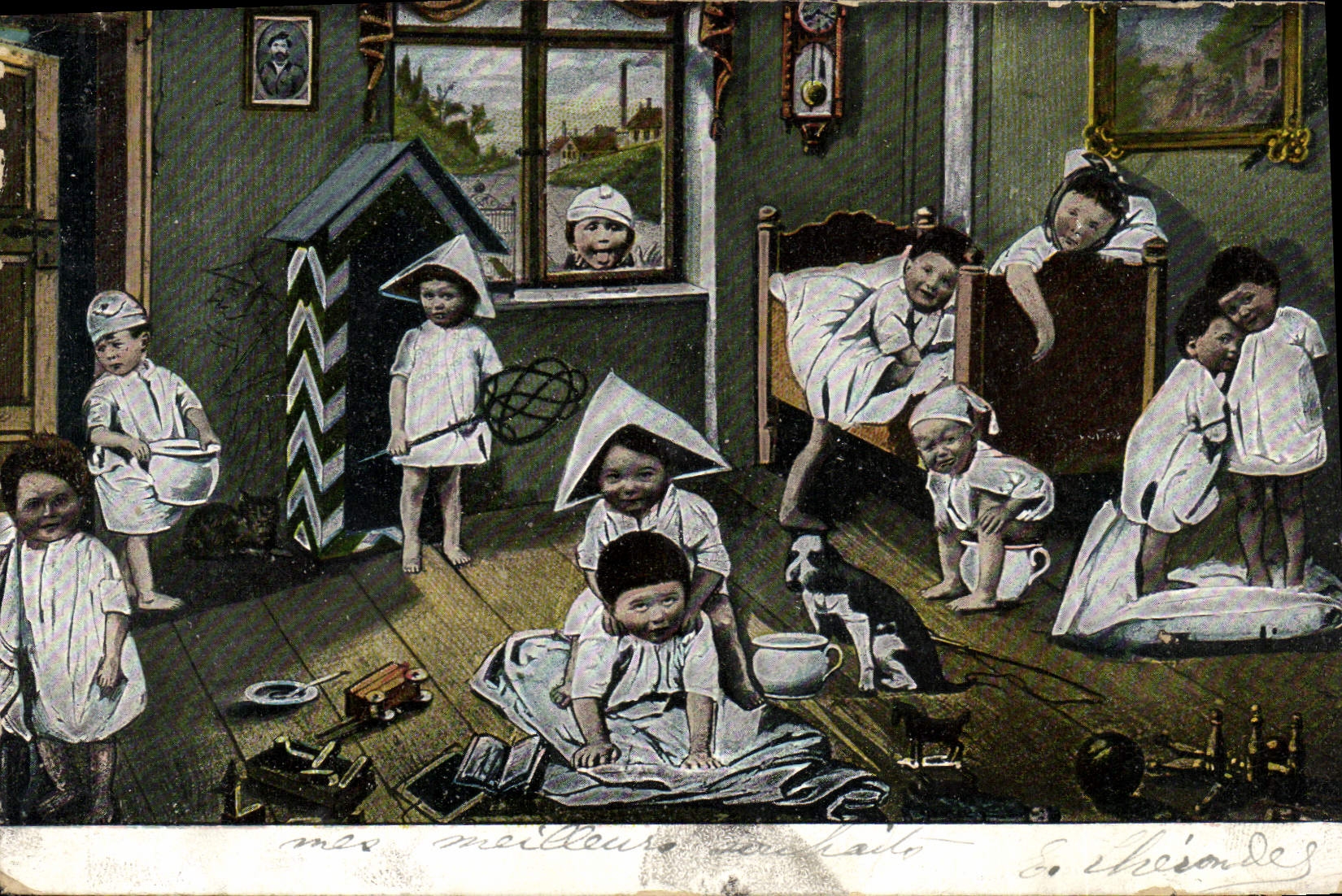 CPA Fantaisie Enfants Bebes 