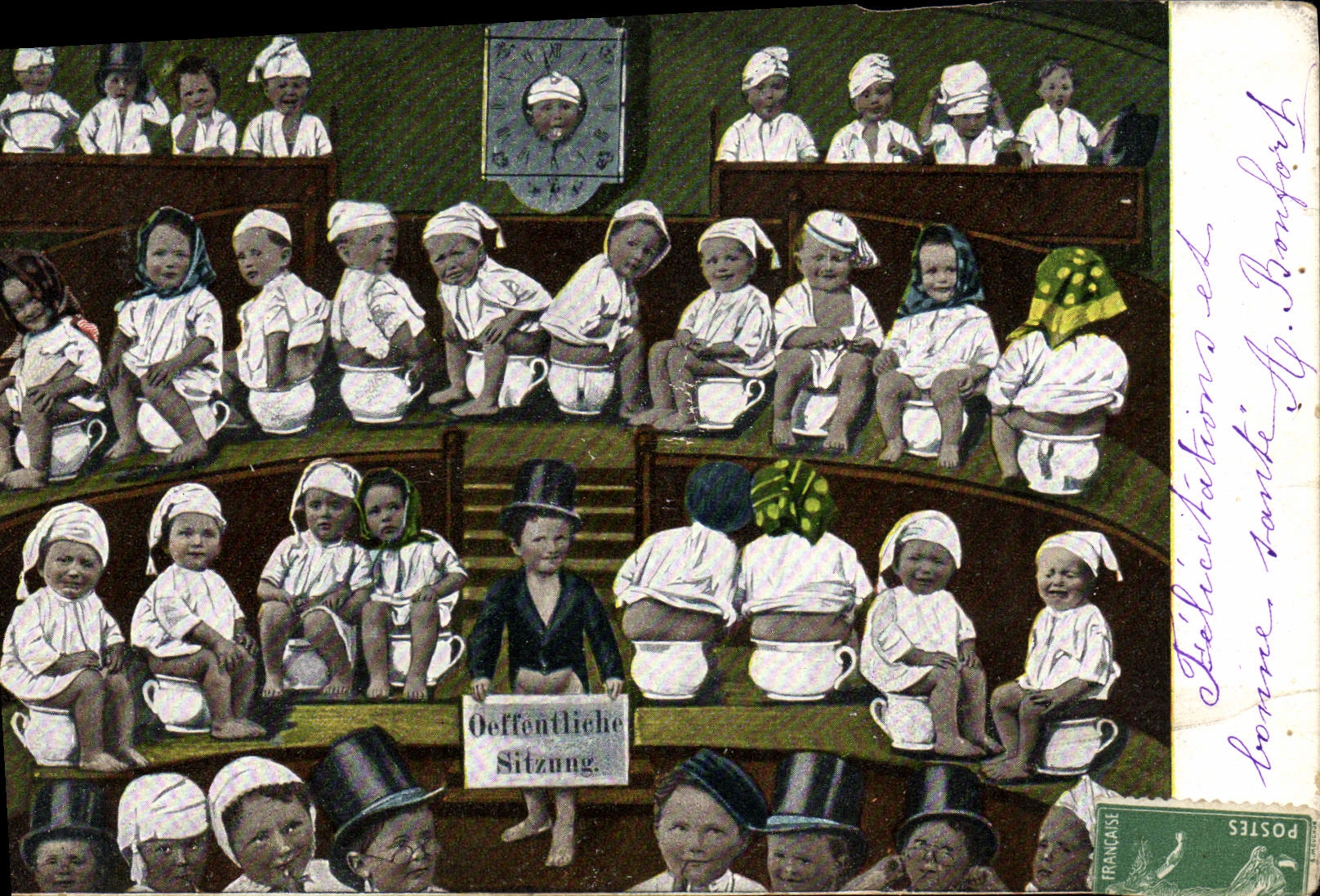 CPA Fantaisie Enfants Bebes 