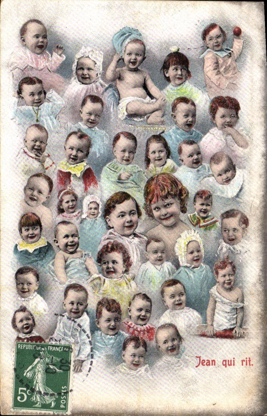 CPA Fantaisie Enfants Bebes Jean qui rit