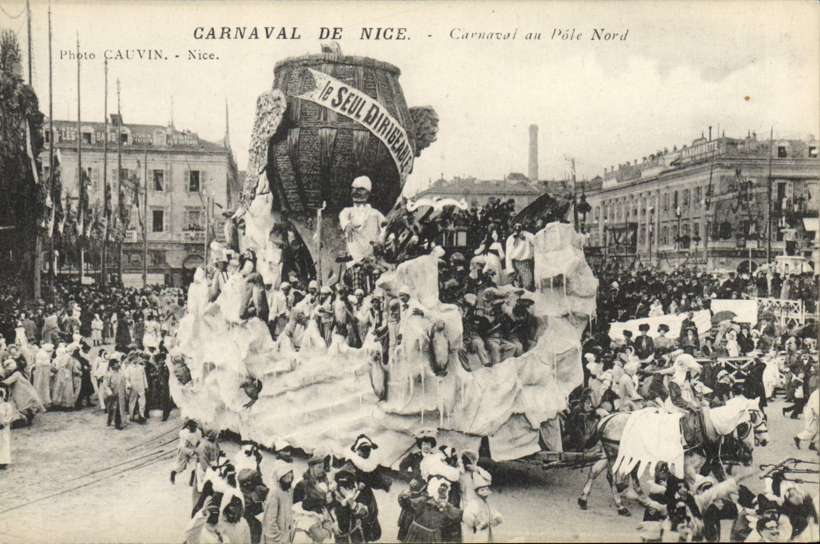 CPA Polaire Carnaval de Nice Carnaval au Pole NOrd
