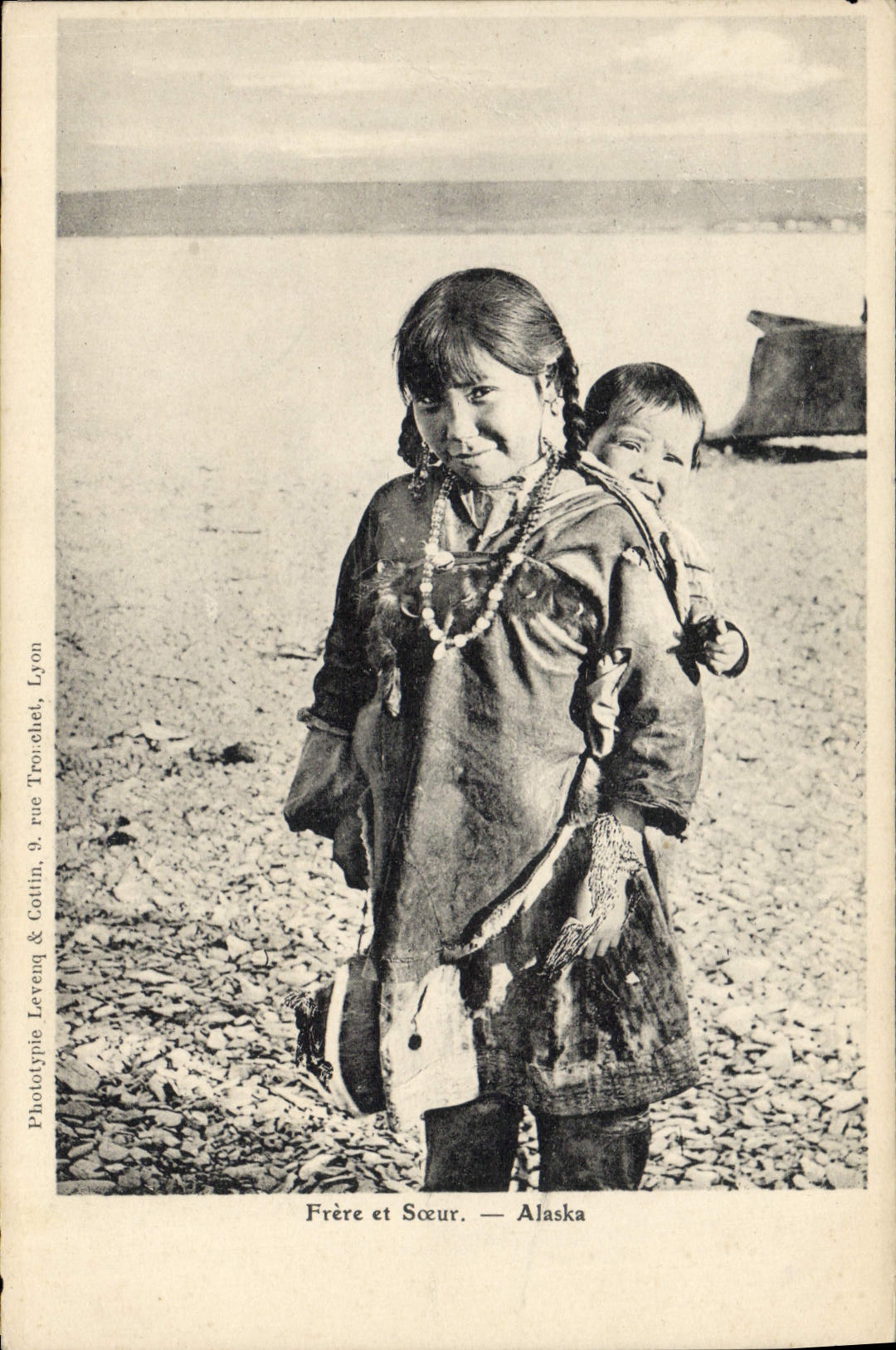 CPA Polaire Frere et soeur Alaska