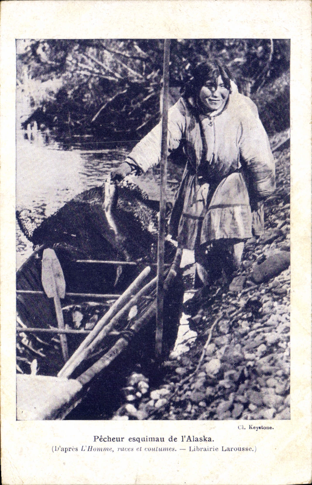 VINTAGE POSTCARD Polar Eskimo Sinner of Alasaka