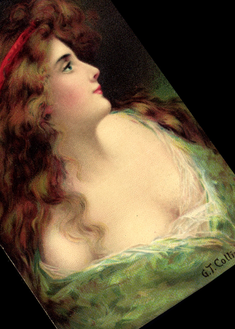 CPA Fantaisie Illustrateur Collins Femme