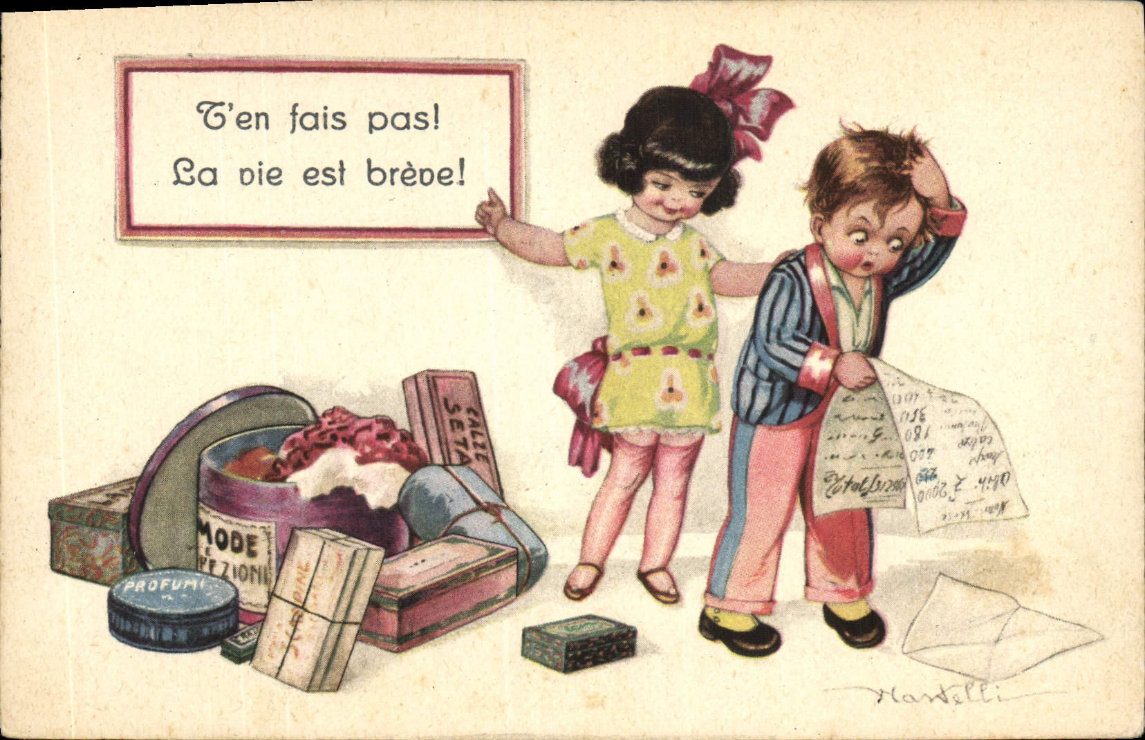 CPA Fantaisie Illustrateur Enfants