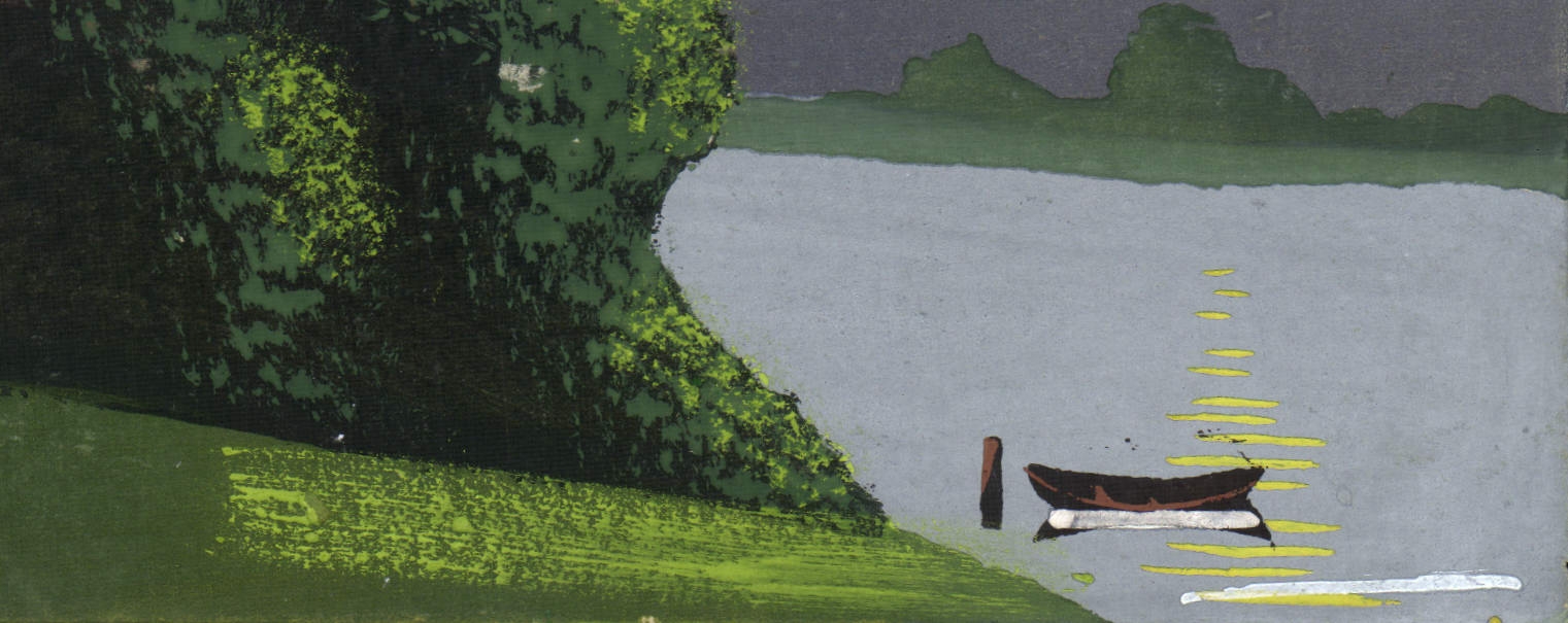 CPA (dessin la main) Paysage