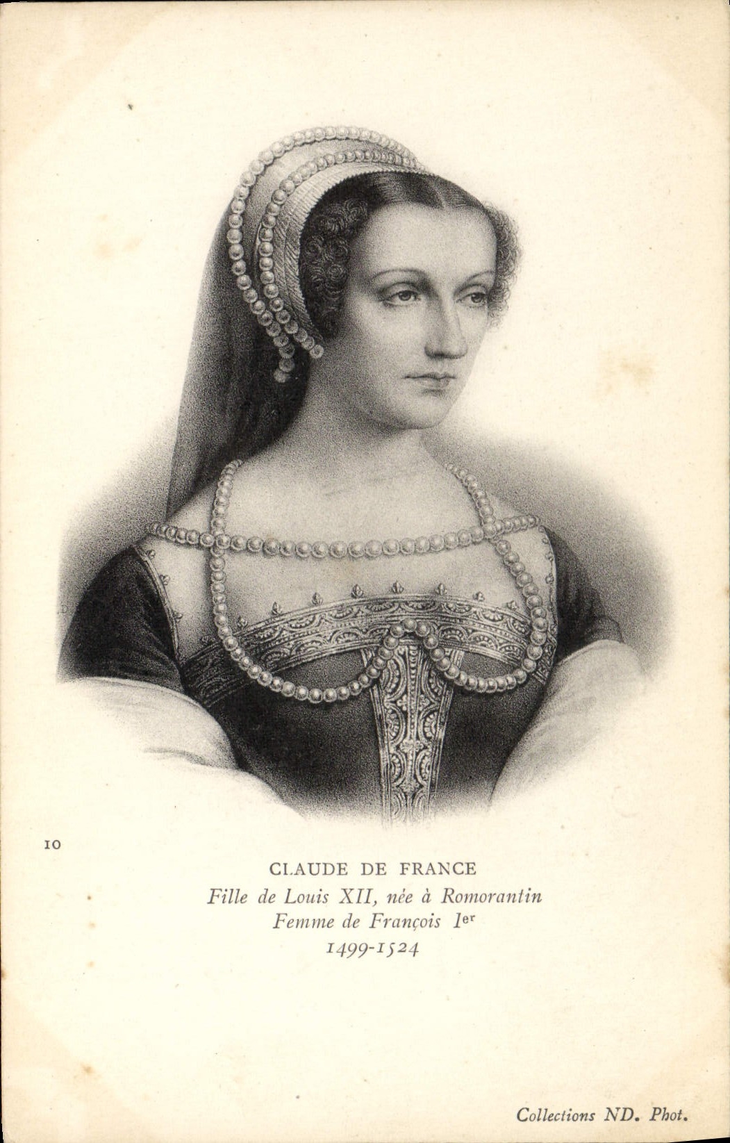 CPA Claude de France Femme de Francois 1er
