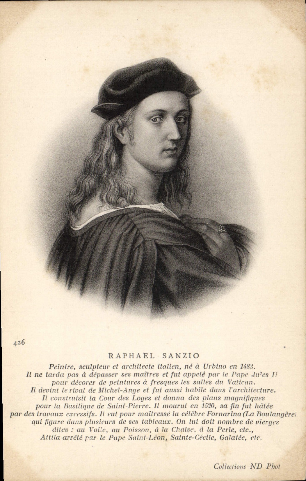 Raphael Sanzio de la POSTAL de la VENDIMIA