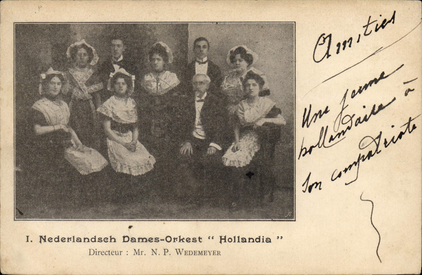 CPA Nederlandsch Dames Orkest Hollandia Wedemeyer
