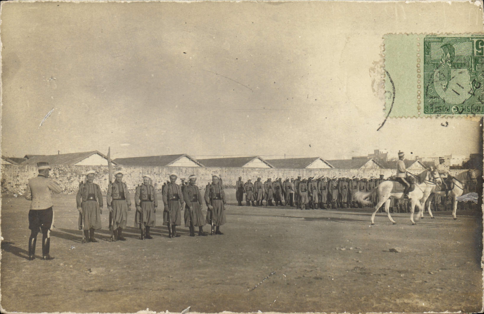 CARTE PHOTO Militaria Tunisie Soahis