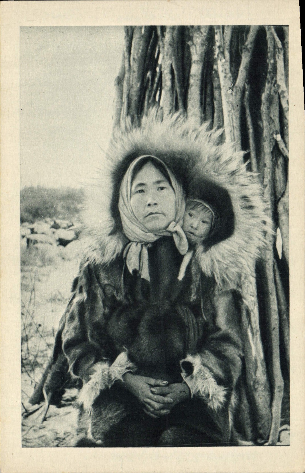 CPA Polaire Aurore boreale Cercle Arctique Alaska