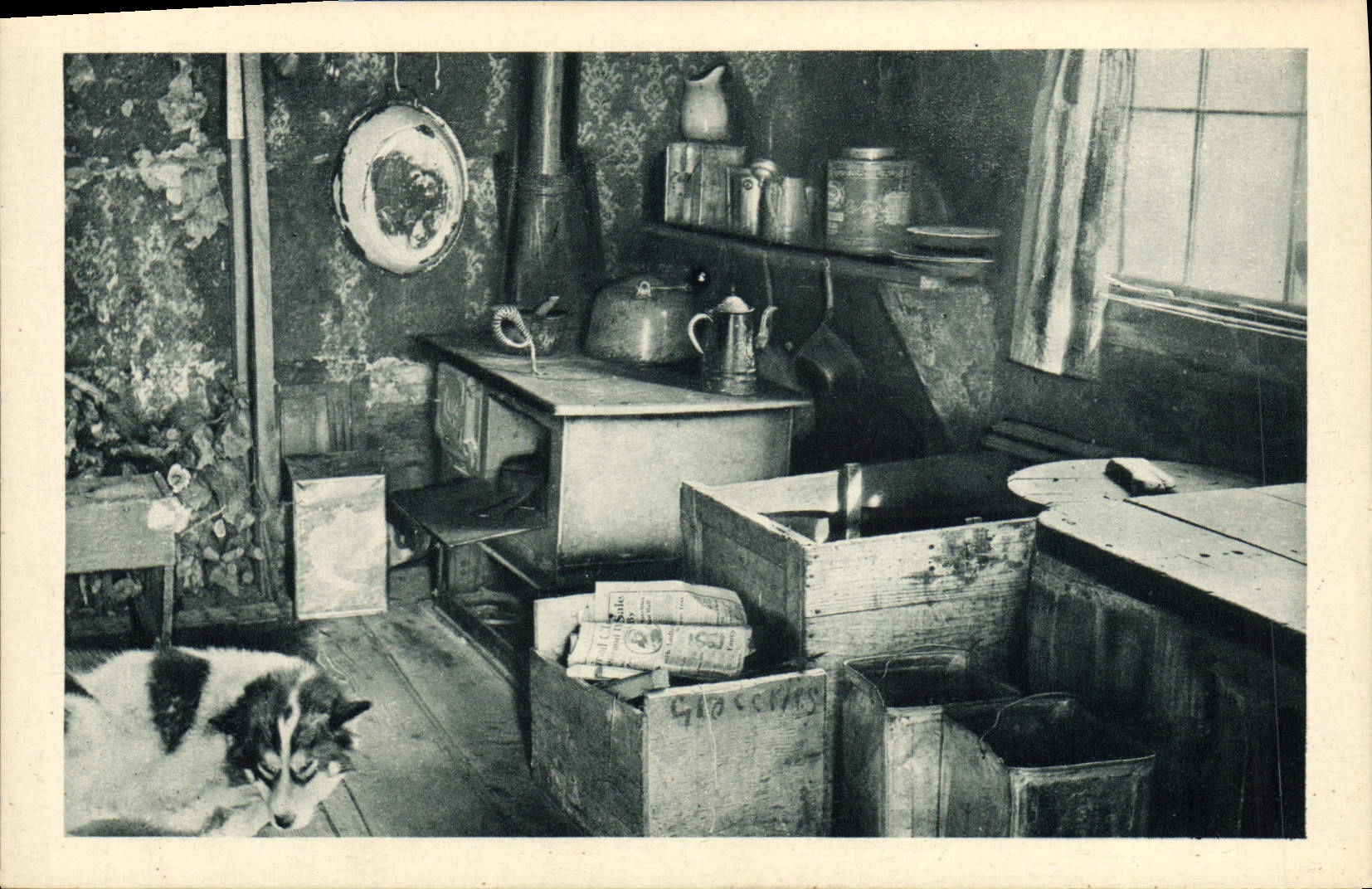 VINTAGE POSTCARD Polaire the movable apartments of the missionary has Mary' S igloo Cercle Arctic Alaska