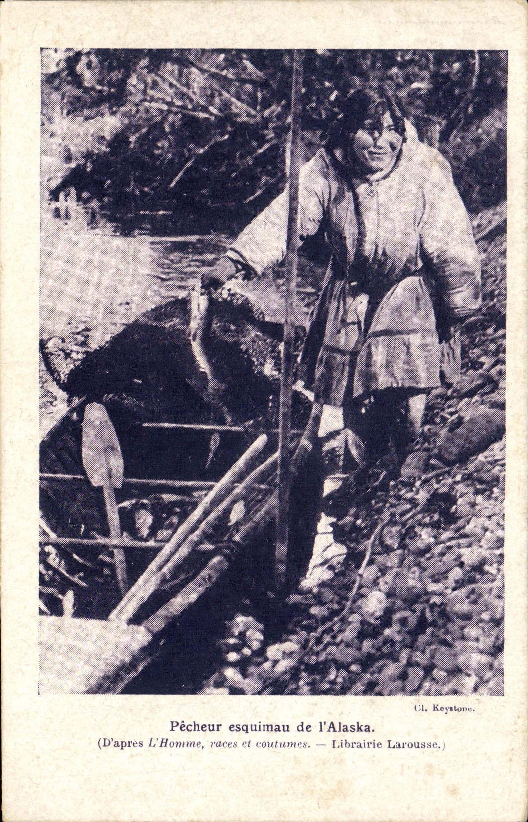 VINTAGE POSTCARD Polar Sinner equimau of Alaska