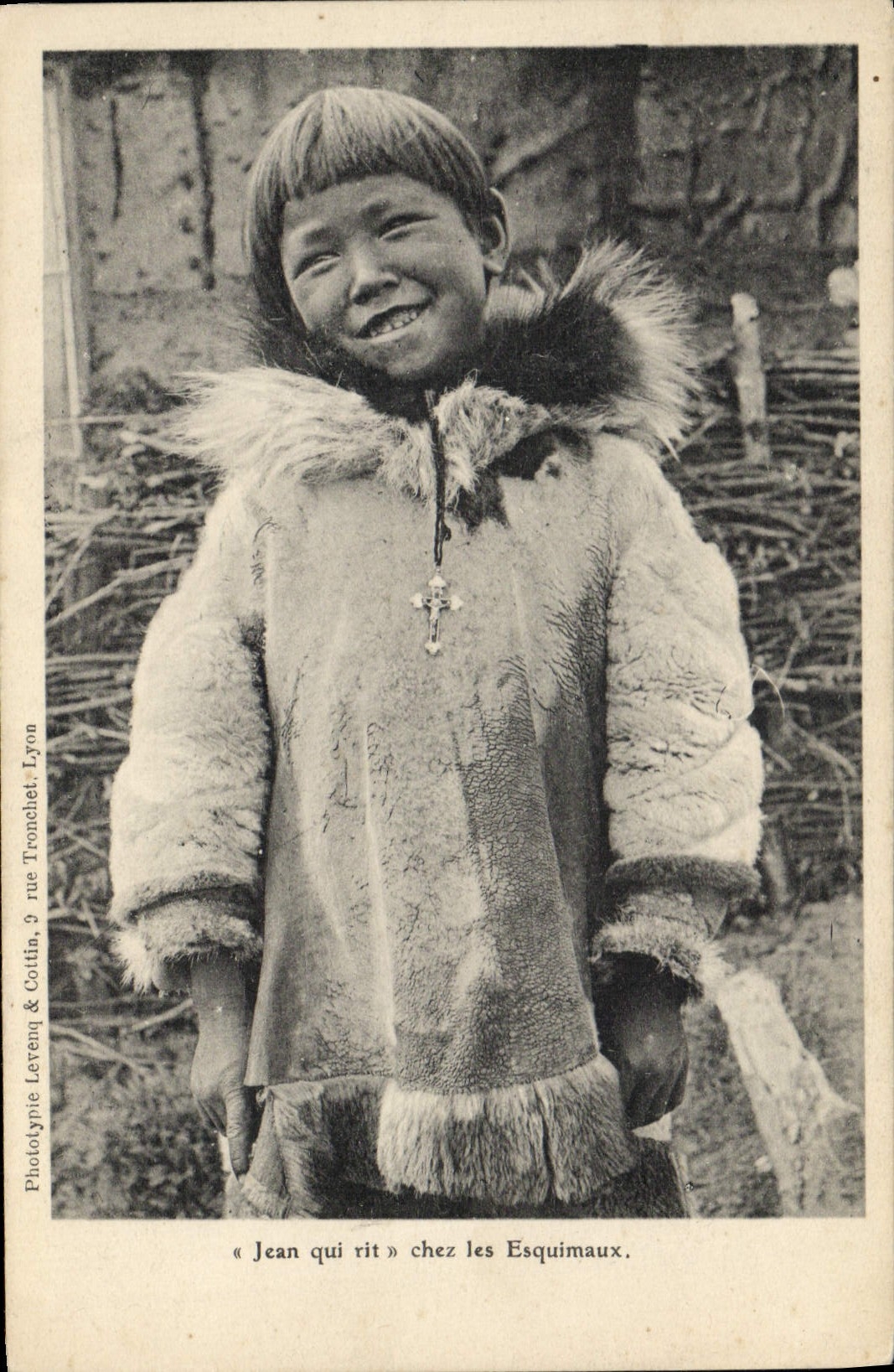 VINTAGE POSTCARD Polar Jean who laughs at the Eskimos