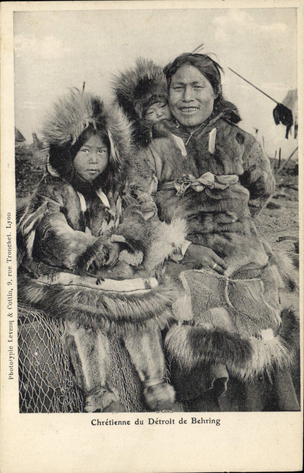 VINTAGE POSTCARD Polar Christian woman of the Strait of Behring