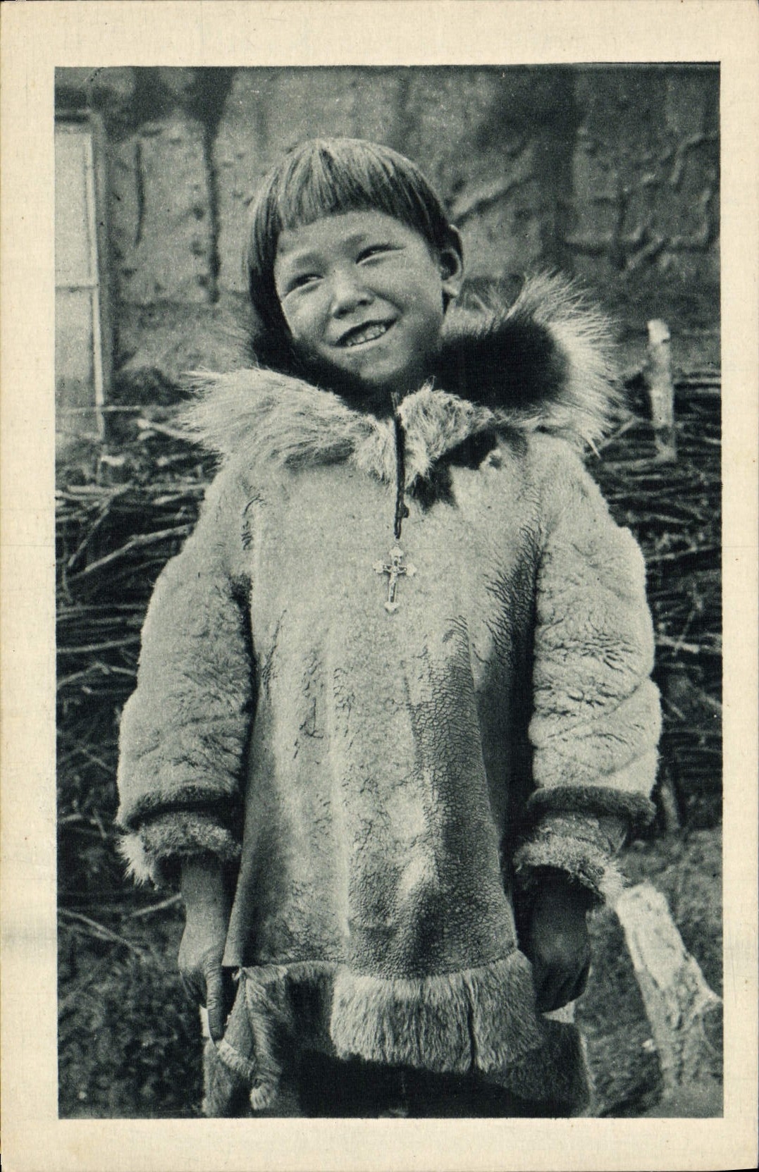 CPA Polaire Jean qui rit Chez les Esquimaux Alaska