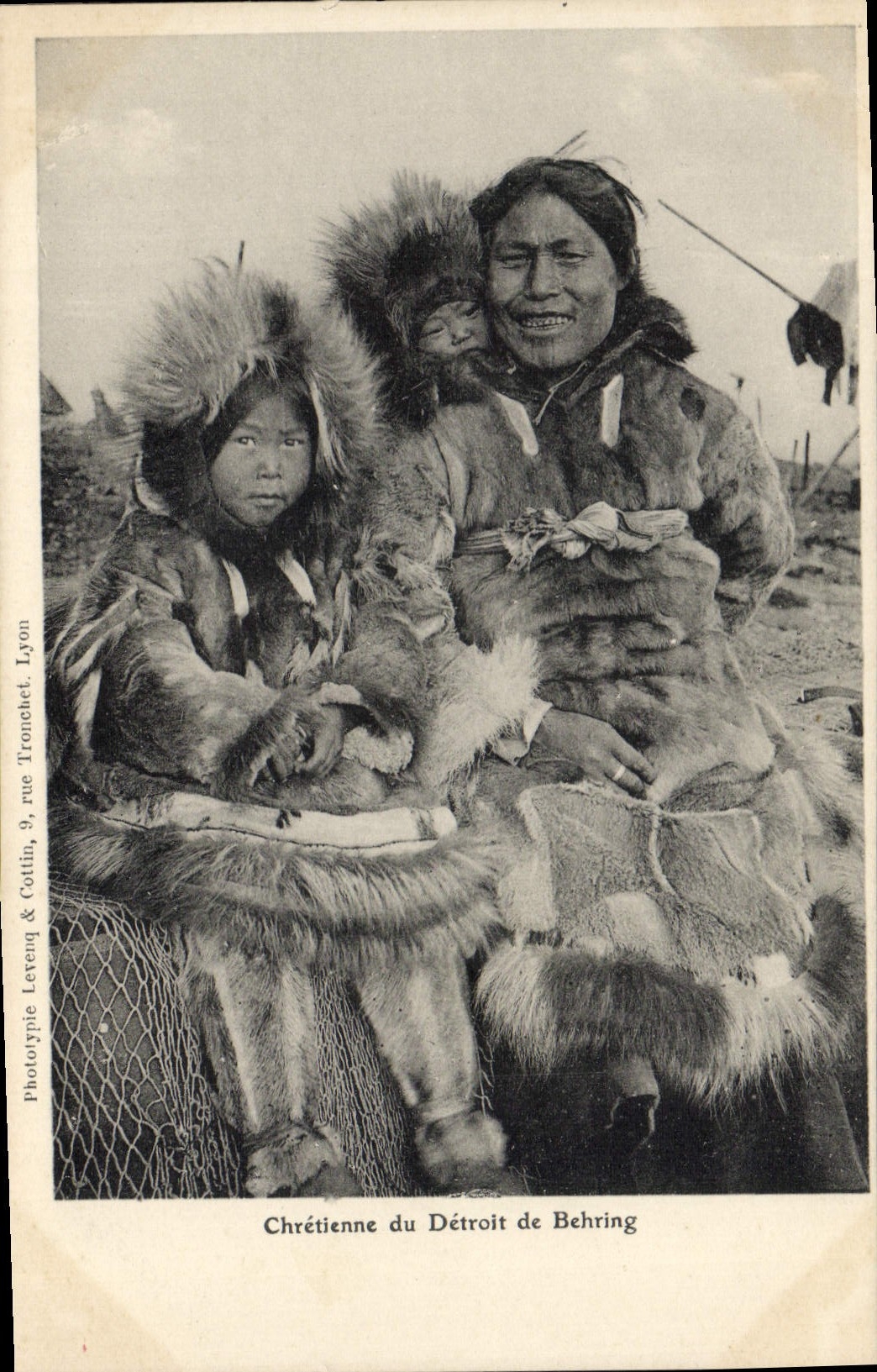 VINTAGE POSTCARD Polar Christians of the Strait of Behring