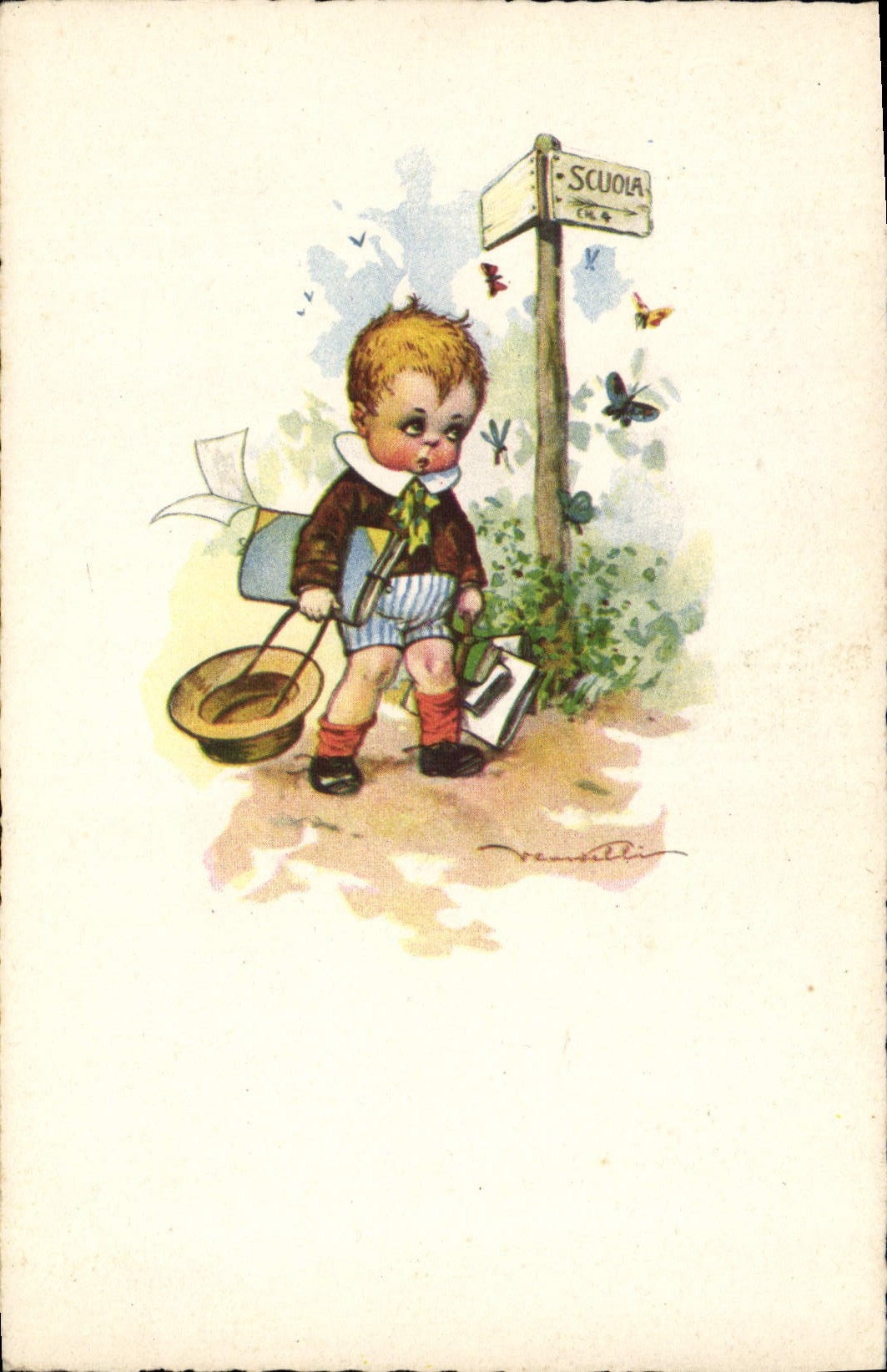 CPA Fantaisie Illustrateur Enfant