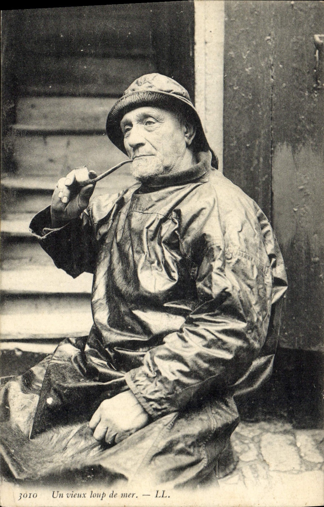 CPA Peche Un vieux loup de mer Pecheur