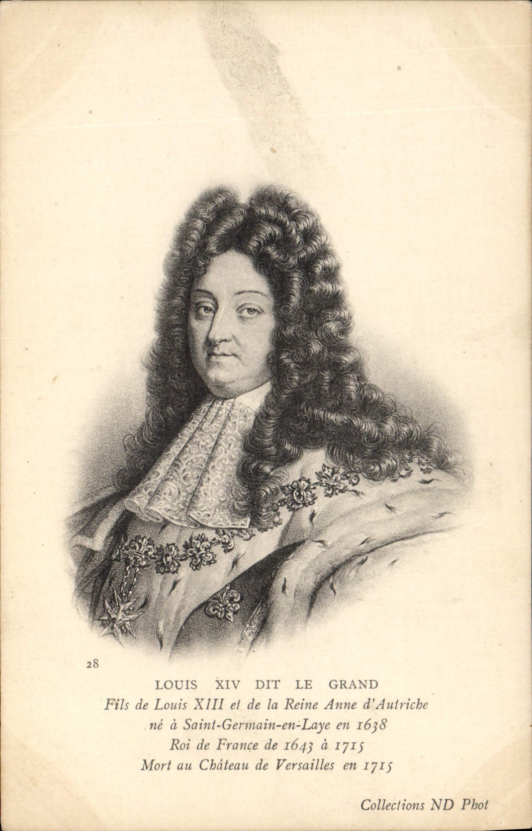 CPA Louis XIV dit le Grand Roi de France