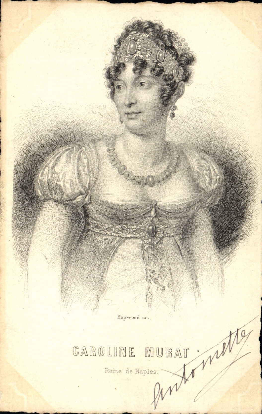 CPA Caroline Murat Reine de Naples