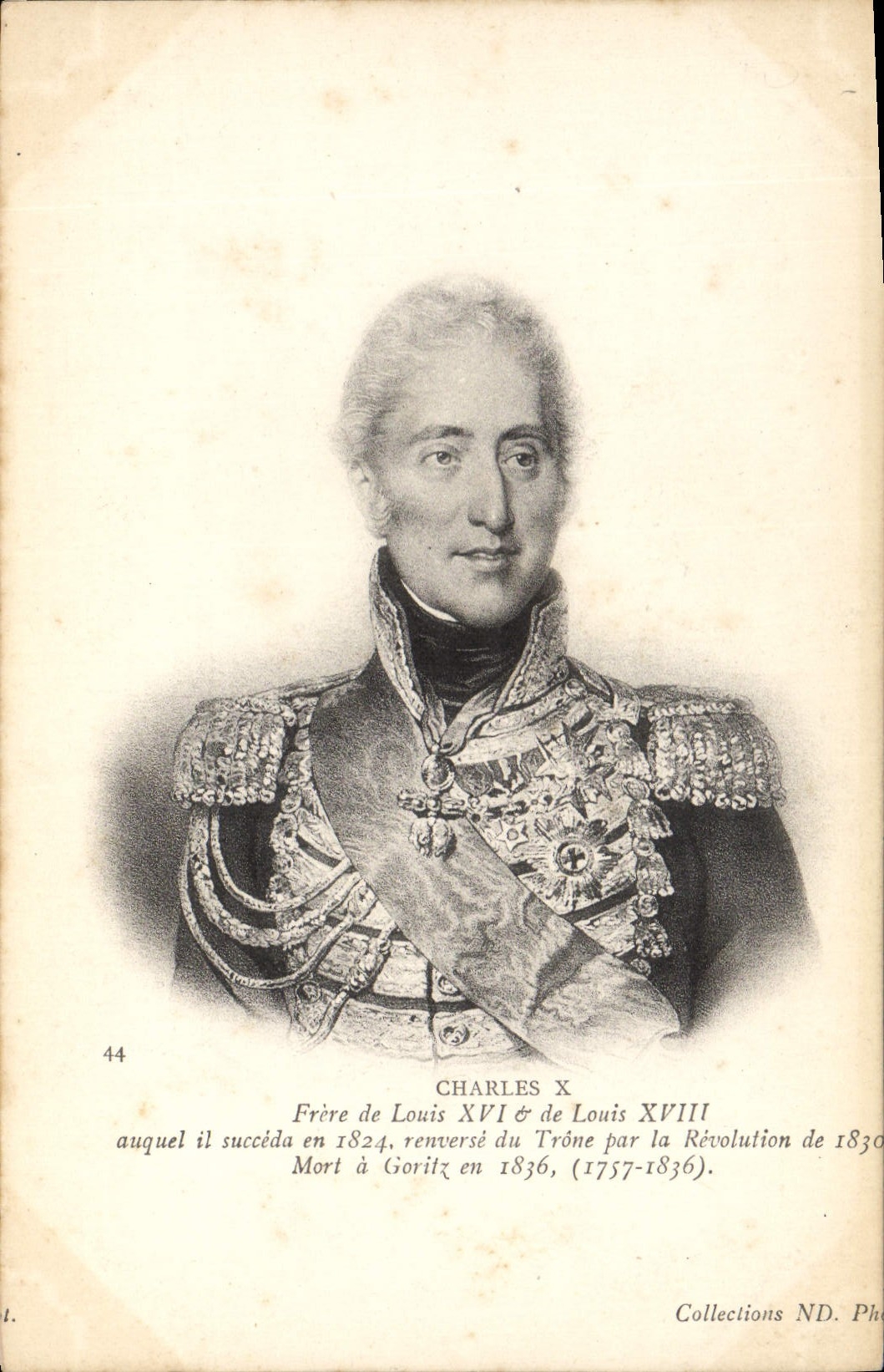 POSTAL Charles de la VENDIMIA X