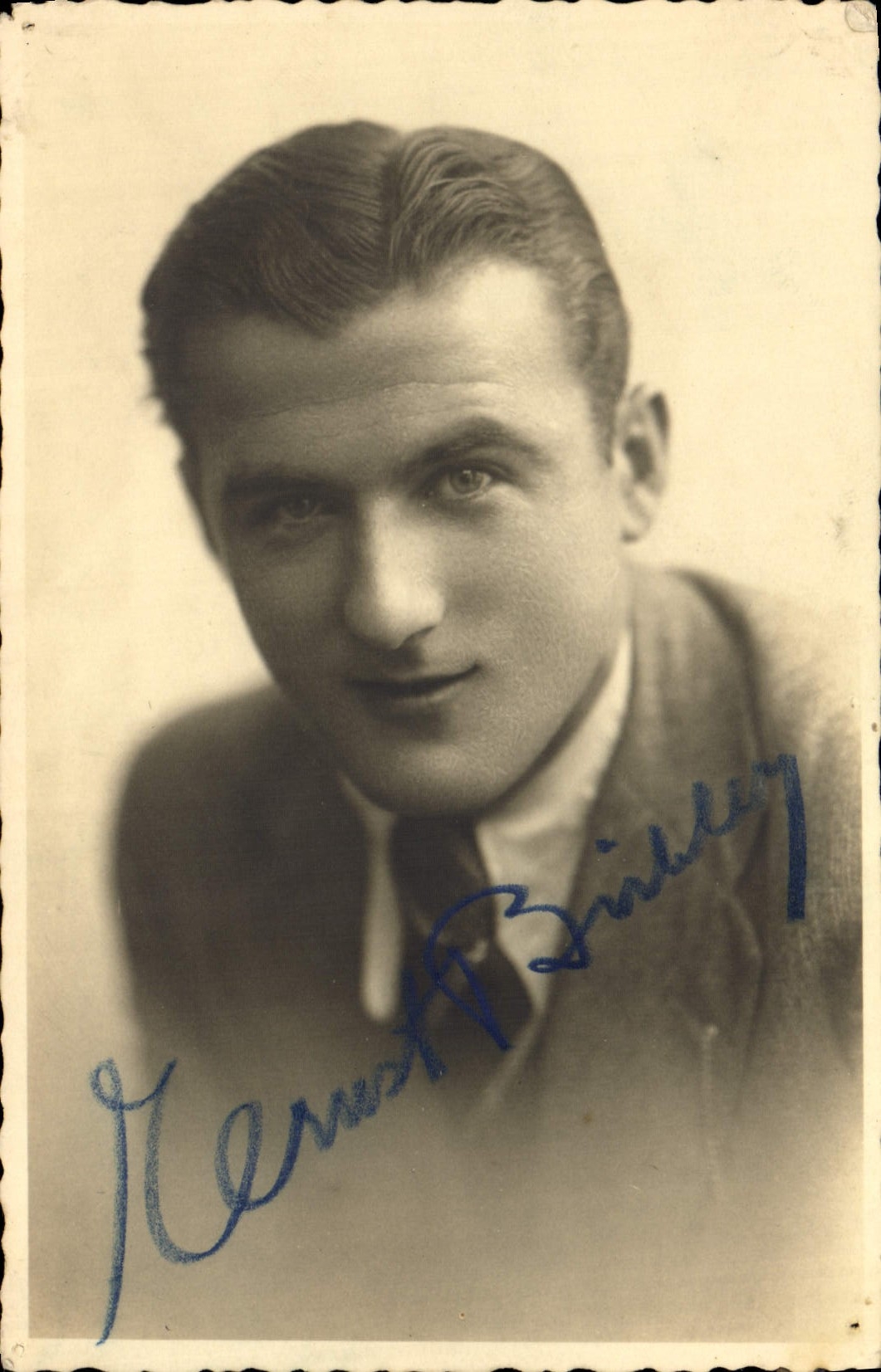 VINTAGE POSTCARD Theater Autograph