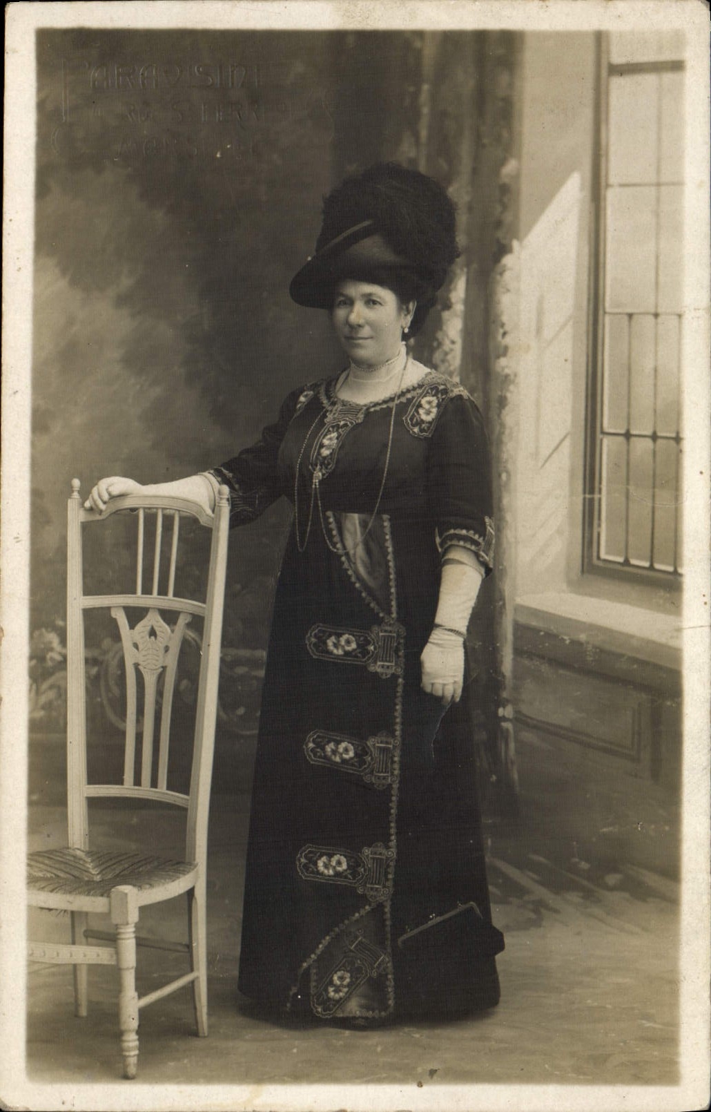 VINTAGE POSTCARD Theater Fantasy Woman