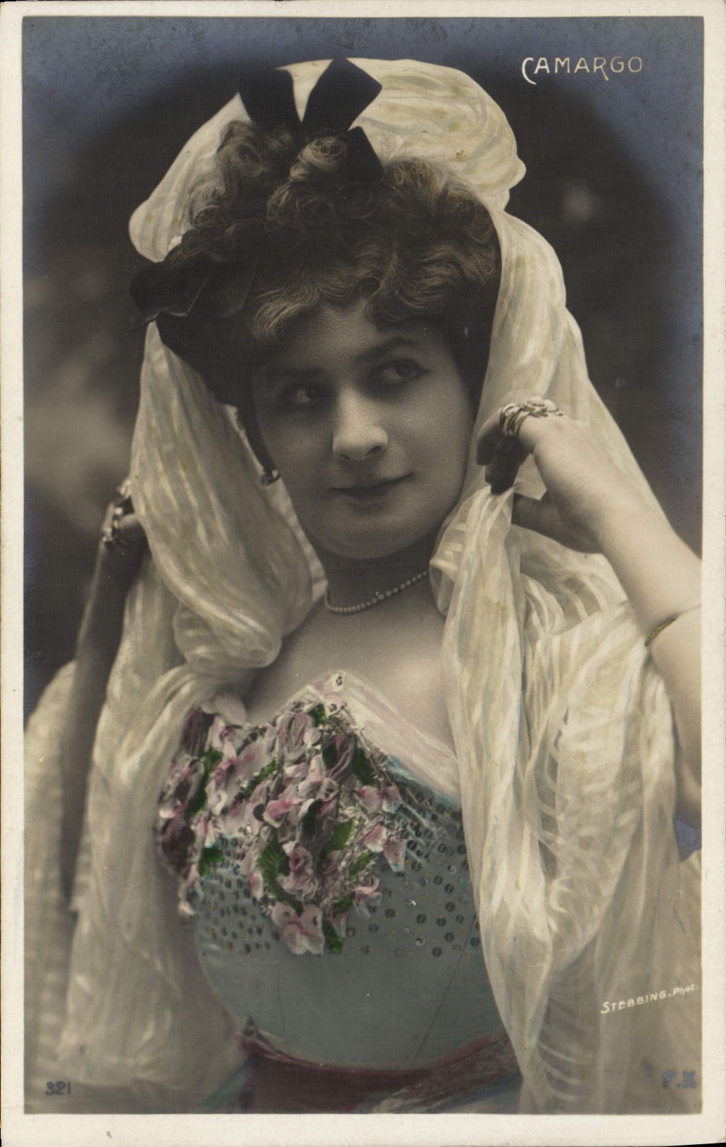 VINTAGE POSTCARD Theater Fantasy Camargo Woman