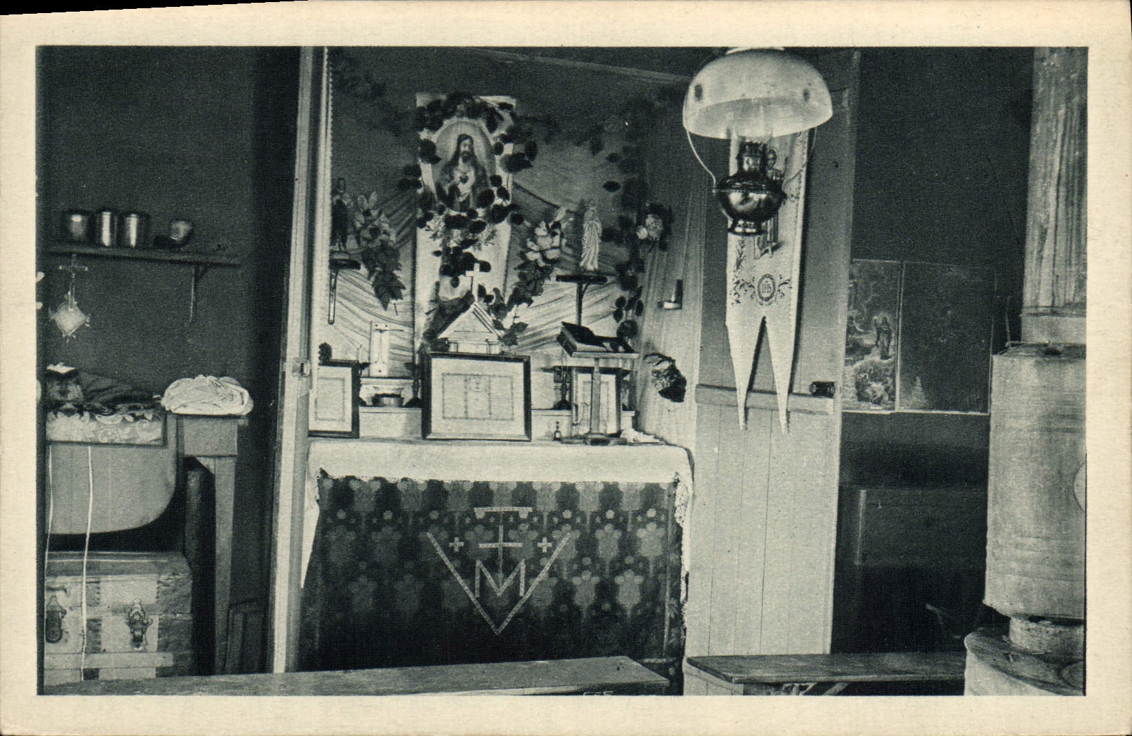 CPA Polaire Autel de la mission de Mary's igloo Alaska