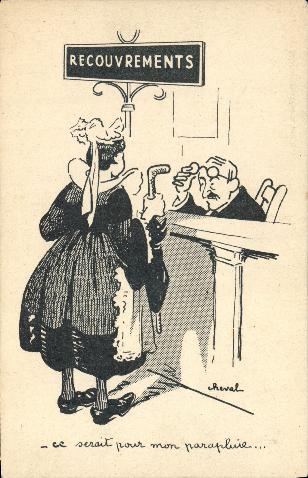 Caballo de las cubiertas de Bretaña del ilustrador de la fantasía de la POSTAL de la VENDIMIA