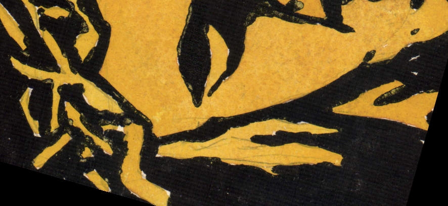 VINTAGE POSTCARD Fantasy (drawing with the hand) Head of Christ