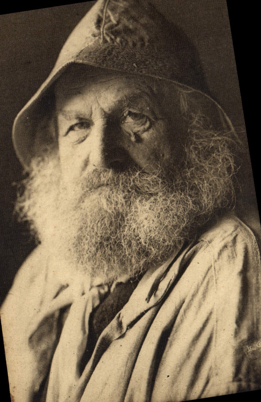 POSTAL Normandía de la VENDIMIA que pesca el viejo folklore normando del pecador