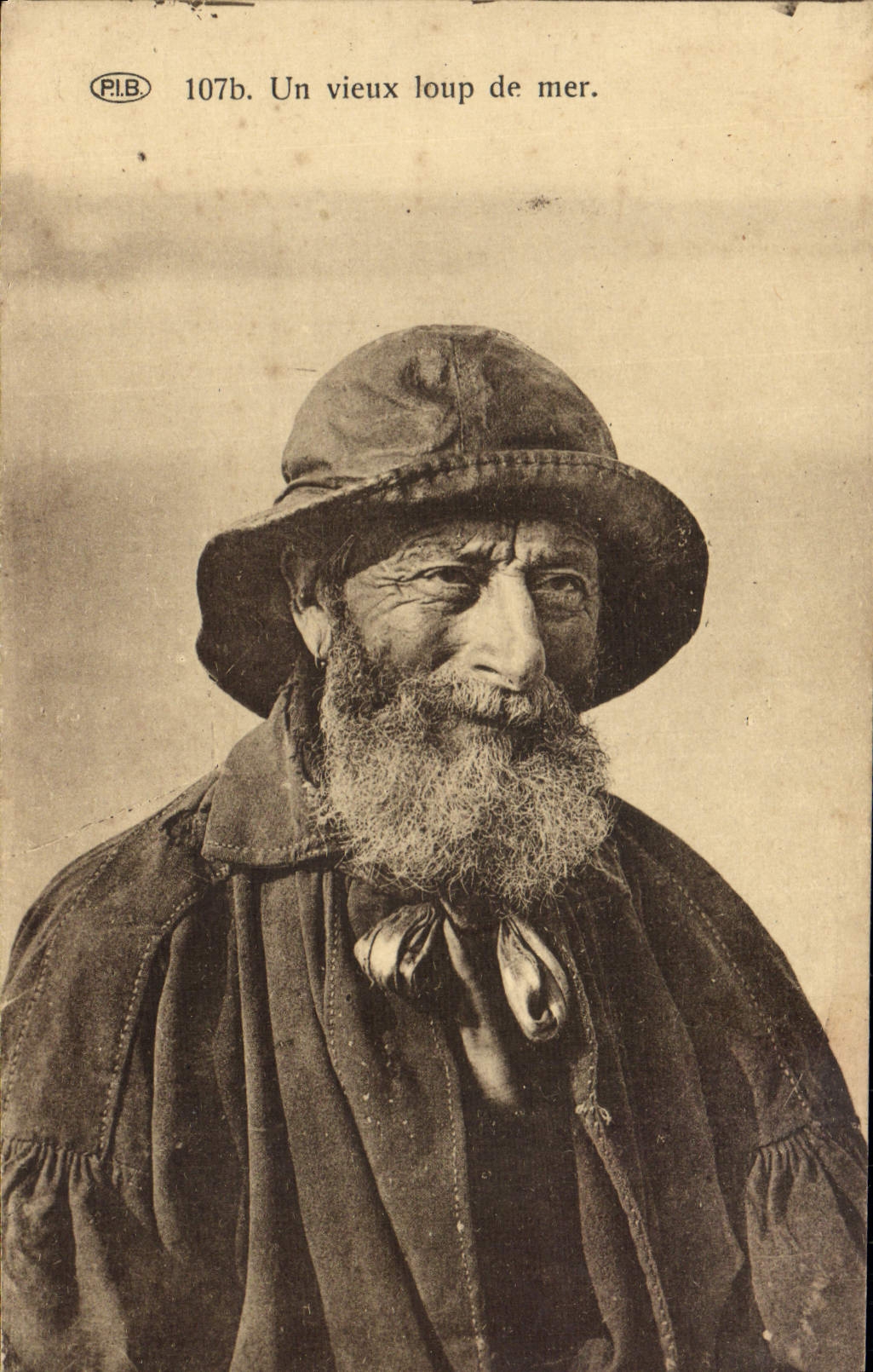 CPA Peche Un vieux loup de mer