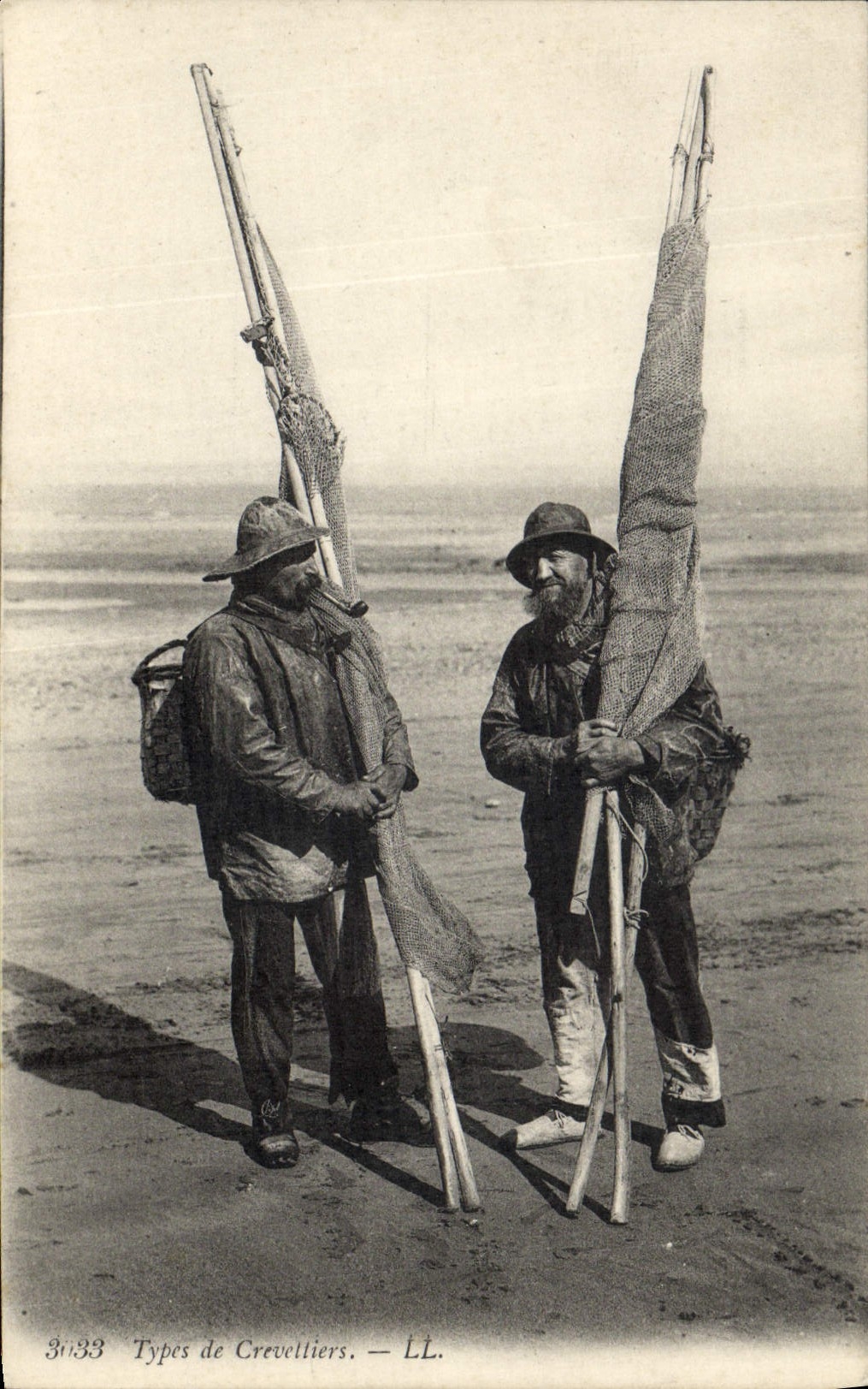 CPA Peche Types de crevettiers