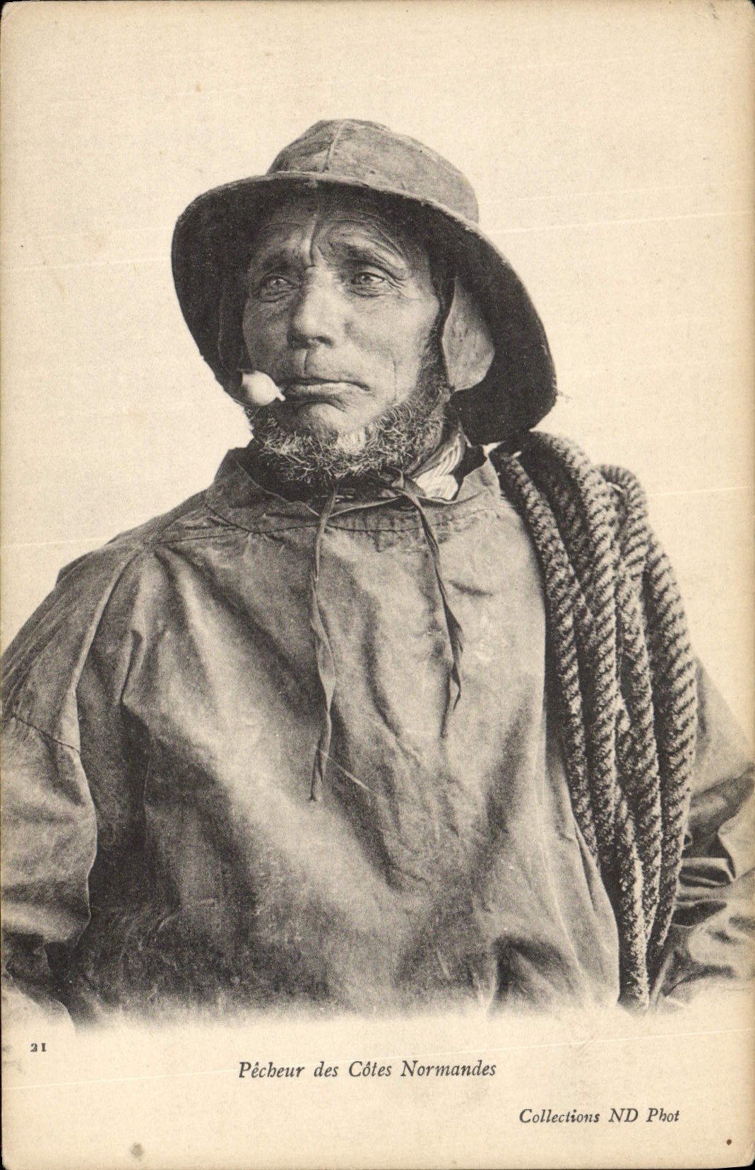 CPA Peche Pecheur des Cotes Normandes