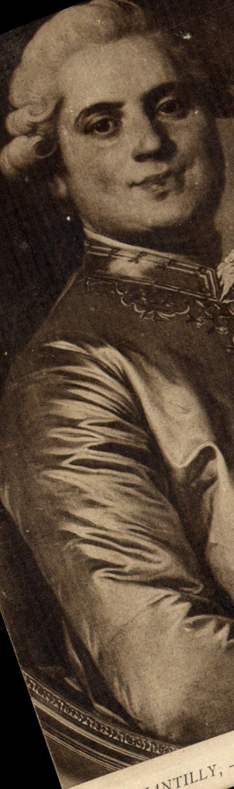 Retrato del poli del museo de Chantilly de la POSTAL de la VENDIMIA de la cuenta de Provence Duplessis