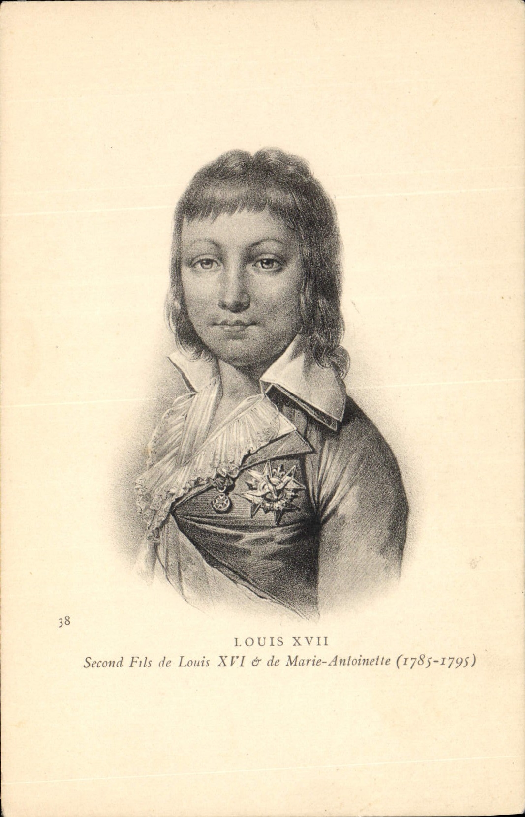 CPA Louis XVII 