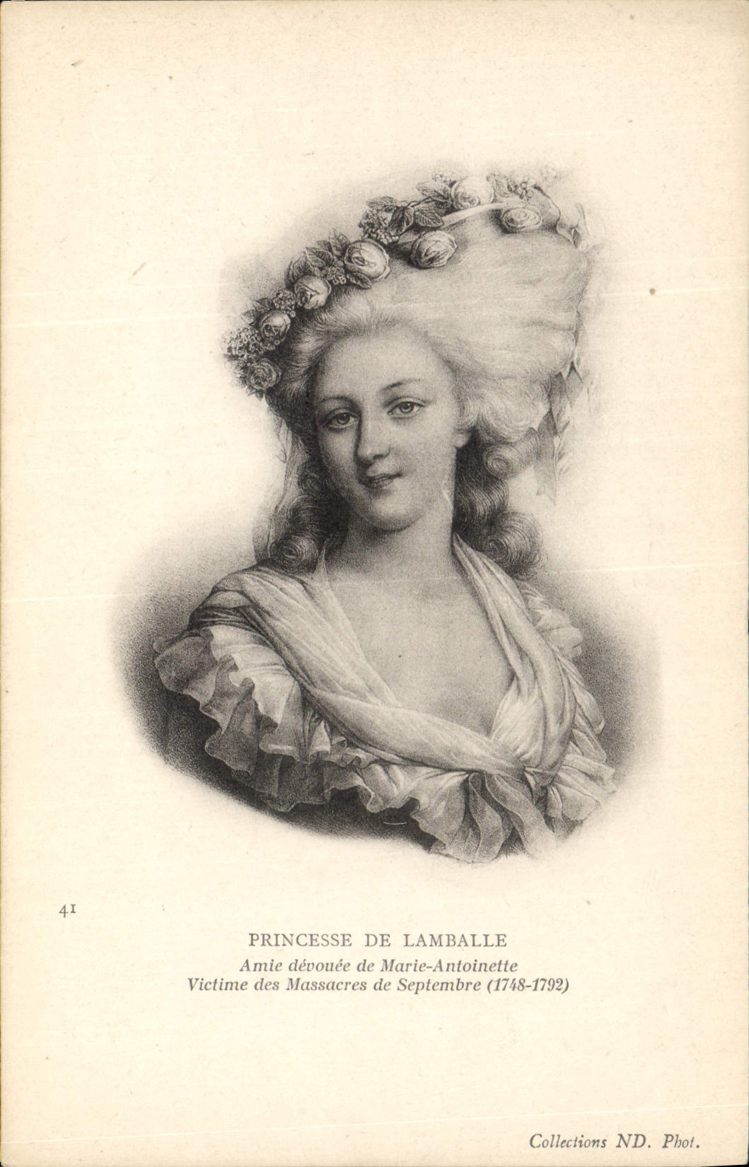 CPA Princesse de Lamballe 