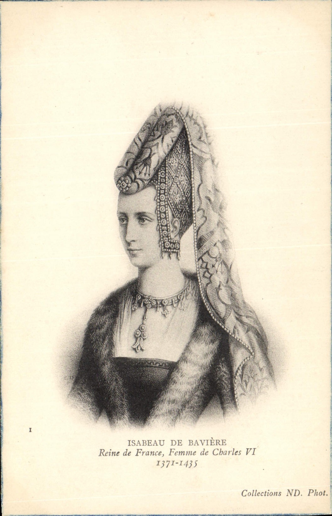 CPA Isabeau de Baviere Reine de France Femme de Charles VI