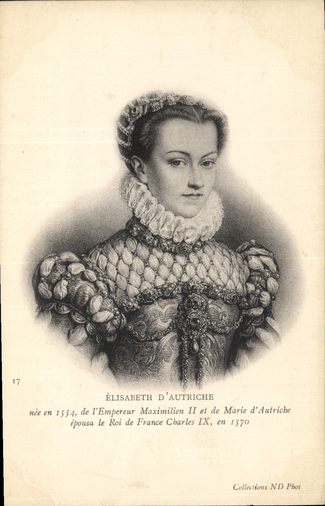 CPA Elisabeth d'Autriche 