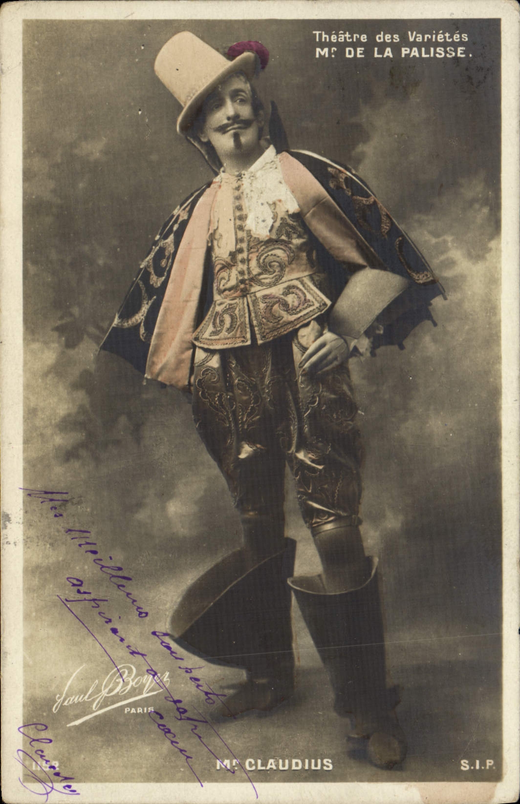 CPA Theatre des Varietes Mr de la Palisse Mr Claudius