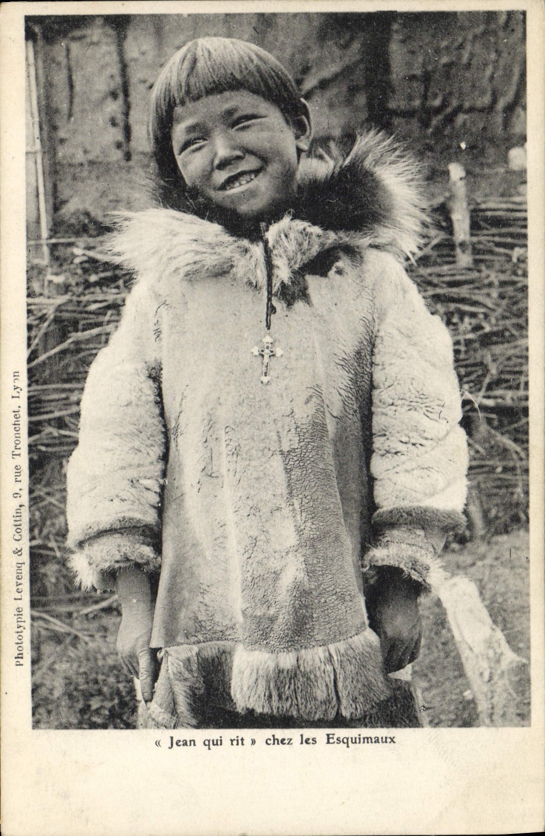 CPA Polaire Jean qui rit chez les Esquimaux