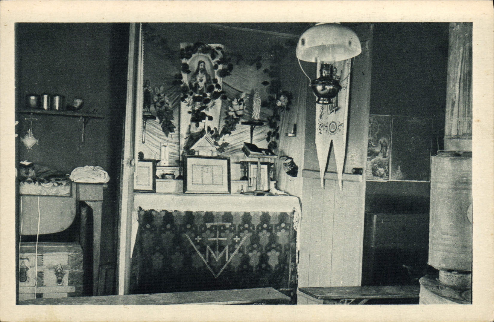 CPA Polaire Autel de la mission de Mary's igloo Alaska