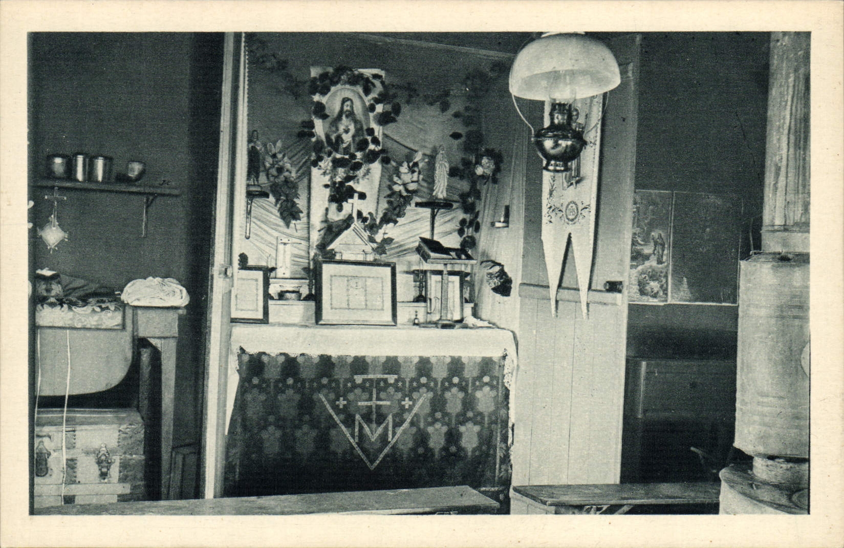 CPA Polaire Autel de la mission de Mary's igloo Alaska