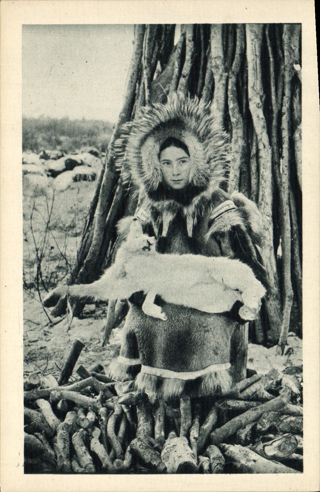 CPA Polaire Contraste au detroit de Behring Alaska