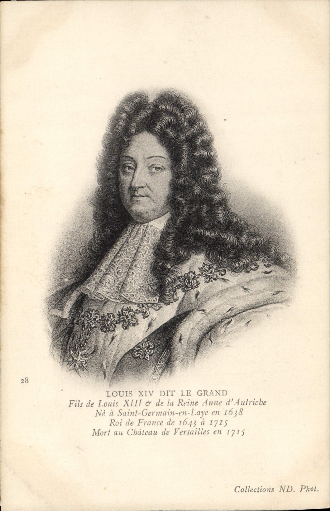 CPA Louis XVI dit le Grand