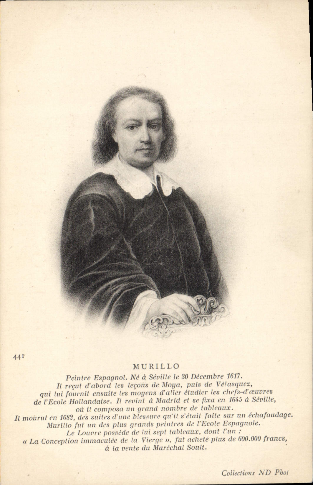 CPA Murillo Peintre espagnol